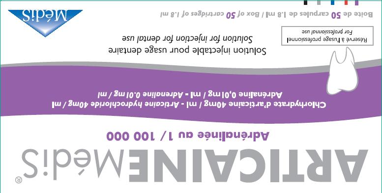 Articaine Medis Adrenaline